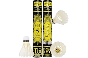 RSL No.5 Tourney Badminton Shuttlecock Birdy 12-Pack (speed-77)