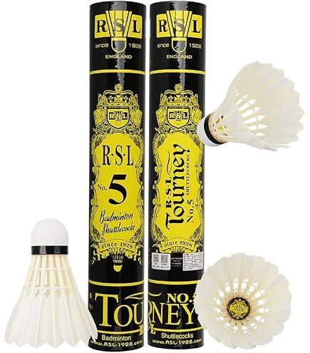 OUDE バドミントンシャトル SHUTTLECOCK 6031 4個セット Amazon.com : RSL No.4 Tourney Badminton Shuttlecock Birdy 12-Pack