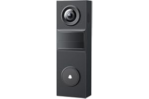 Tapo Smart Video Wireless Doorbell Camera - 2K, 160° Ultra-Wide View, Up to 180 Days Battery, Alexa, Google Assistant Compatible, Free AI Person Detection, IP54, SD/Cloud Storage, D205