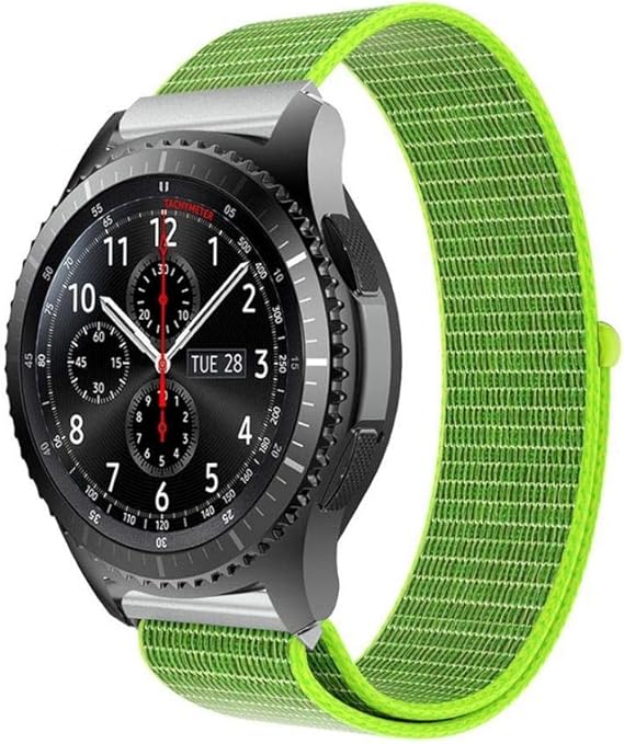 Scpink Gear S3 Frontier Strap, Nylon Reloj de Pulsera con Pulsera ...