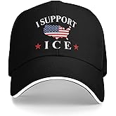 I Support Ice Hats I Stand with Ice Deport Illegals Baseball Cap