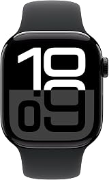 Apple Watch Series 10 GPS 42mm Jet Black Aluminium Ink Sport Loop One Size view 2
