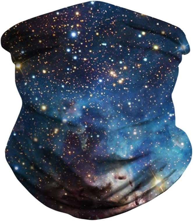 3D Face Masks Multifunctional Headwear Neck Scarf Bandana Balaclava Headband Hairband Tube Gaiter Stretch Snood for Sports Yoga Running Cycling Hiking