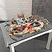 Kidkraft Disney Pixar Cars 3 Thunder Hollow 50 Piece Wooden Track Set with Accessories