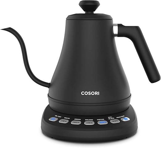 COSORI Electric Gooseneck Kettle, Pour Over Coffee Kettle