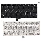 SHINESTAR Replacement Keyboard for MacBook Pro A1278 13 inch, 2008 2009 2010 2011 2012 series Black US Layout,MB990 MB991 MC374 MC375 MB466 MB467 MC700 MC724 MD313 MD314 MD101 MD102 (No Backlight)