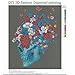 Wizland Halloween 5D DIY Diamond Painting Full Drill Round Resin Beads Skull Flower Butterfly Pictures of Crystals Diamond Dotz Kits,Cross Stitch Kit