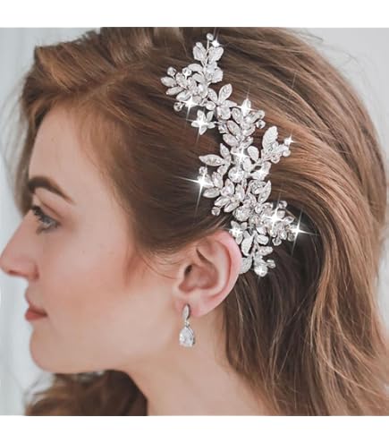 Amazon.com : Maitys 44 Pieces Wedding Hair Accessories Faux  display picture 1