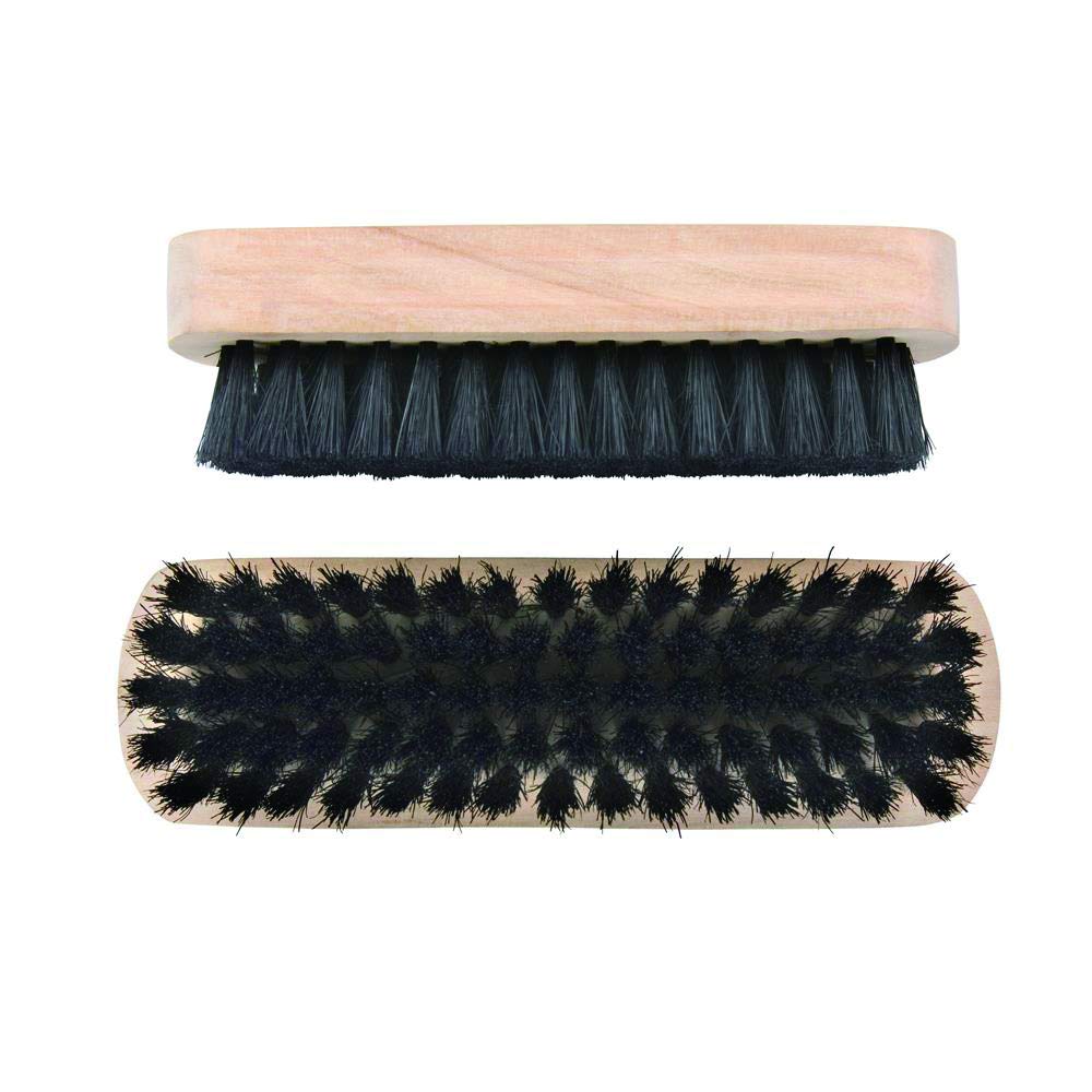 Elliott Wooden Handle Shoe and Boot Brush - Restore Clean and Polish 2 Pack