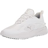 pumagolf Men's Gs-Fast Golf Shoe, Puma White-Puma White, 15M