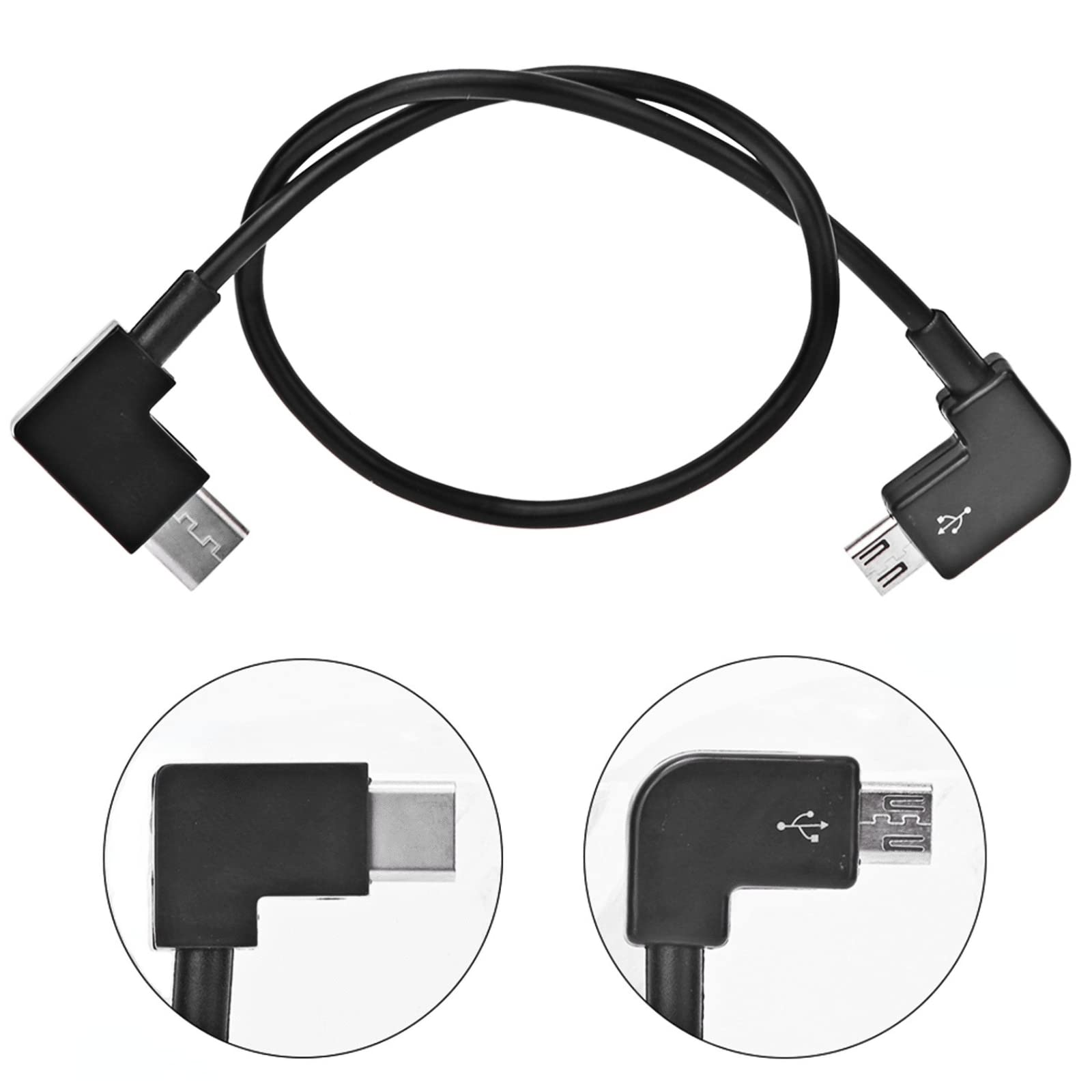 Micro USB Cable, RC Micro USB Cable Replacement Accessory Compatible with MAVIC MINI Drone(Micro-USB to USB Type-C)