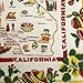 Red & White Kitchen Co Vintage Reproduction California Souvenir Kitchen Towel,22