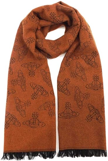 Amazon マフラー レディース ブランド メンズ ヴィヴィアンウエストウッド マフラー F2 オレンジ Terracotta 並行輸入品 マフラー 通販