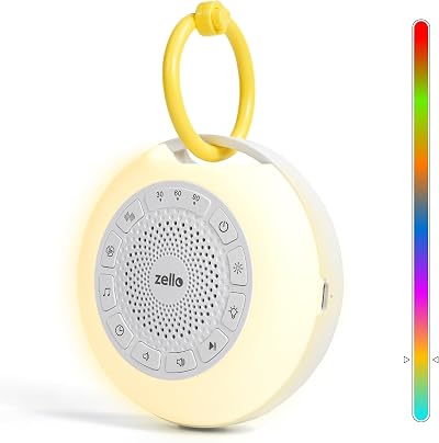 Lumi Zello Portable Pro Max White Noise Machine Sleep Aid 55+ Hour Battery