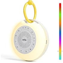 Zello | Portable Pro Max White Noise Machine | 30 Sounds | 55+