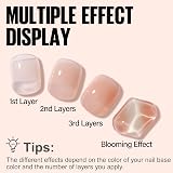 TOMICCA Sheer Nude Gel Polish 15ml Jelly Natural Tone Translucent UV LED view 6