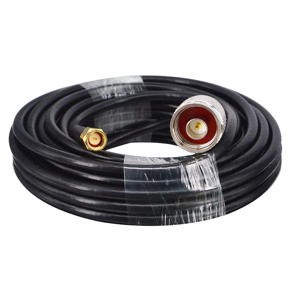 YILIANDUO N Type Extension Cable N Male to SMA Male Connector 5M RG58 Low Loss WiFi Antenna Extension Cable for 3G 4G LTE Antenna Ham Radio