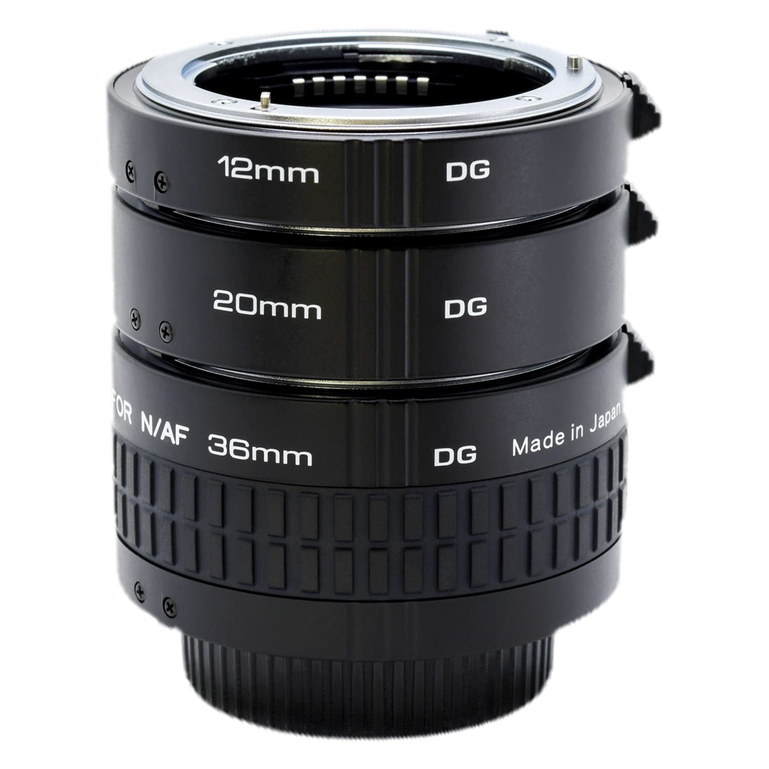 Kenko Macro Extension Tube Set for Nikon F-Mount, 12mm/20mm/36mm, Made in Japan
