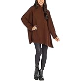 Mud Pie Womens Mud Pie Jennie Womens Oversized Sweater