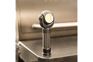 MAGNA OUTDOORS Pellet Smoker Grill LED Night Light - A 2-in-1 Light with a Magnetic Base Attaches to The Front Shelf of Pellet Smokers Compatible with Traeger Grills