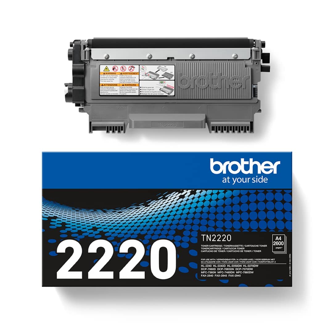Brother TN2220 - Black - original - toner cartridge - for Brother DCP-7060, 7065, 7070, HL-2220, 2240, 2250, 2270, MFC-7360, 7460, 7860, FAX-2840