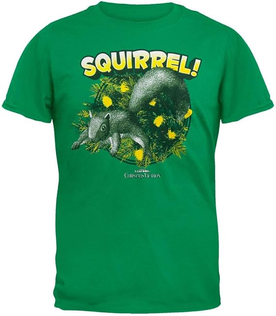 Christmas Vacation Squirrel TShirt 2XLarge Amazon.ca Clothing
