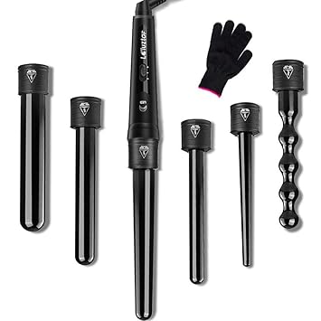 Amazon Com Laluztop Curling Iron Wand Set Hair Curling Iron