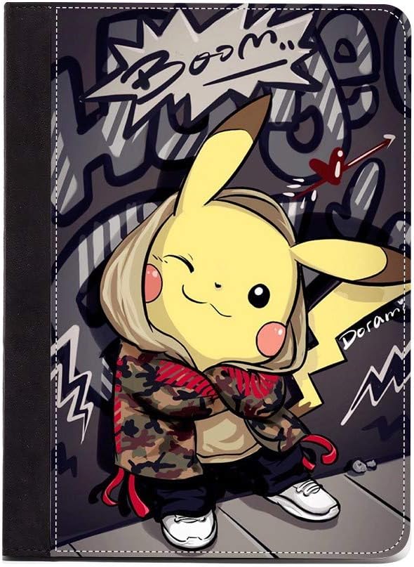 LookSeven Mini 1/2/3/4 Case,Pokemon Go Pattern PU Leather Smart Case with Auto Sleep/Wake Function for Apple Mini 1/2/3/4#4