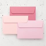 Clairefontaine Pollen 5656C Pack 20 Self-Adhesive Envelopes C6 11.4x16.2cm Pink view 5