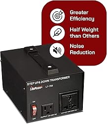 LiteFuze 750 Watt Voltage Converter Transformer