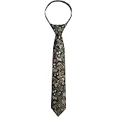 Alizeal Boys Unique Floral Tie and Pre-tied Adjustable Necktie for Kids