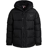 Reebok Boys Puffer Jacket - Heavyweight Wind & Water Resistant Hooded Boys Winter Jacket - Cozy Insulated Puffer Winter Coat