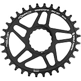 Wolf Tooth Direct Mount Chainring for Race Face Cinch Cranks - Oval Boost 28T / 30T / 32T / 34T Drop-Stop B for Mountain Bikes