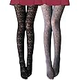 VERO MONTE Womens Colorful Hollow Out Knitted Tights - Patterned Lace Stockings