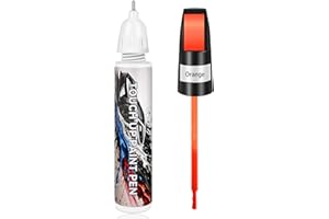 XDOTOAR Orange Paint Pen, Touch Up Paint for Cars, Car Paint Scratch Repair, Auto Paint Repair Pen, Professional Seamless Coverage, Color Accurate, Long lasting Adhension, Fast Drying