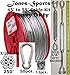 Heavy Duty 55' Indoor/Outdoor Cable Kit for Baseball Softball Batting Cage Net with 3/8