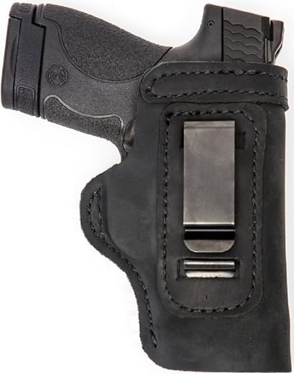 amazon com custom made hand fit leather holster black lh left owb rh iwb s w m p 22 compact sports outdoors custom made hand fit leather holster black lh left owb rh iwb s w m p 22 compact