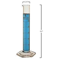 25ml Graduated Cylinder, Borosilicate 3.3
