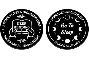 AMBREGRISSUN Teen Girls Boys Gifts Christmas Stocking Stuffers for Daughter Son Book Lover Flip Coin for Wife Husband Boyfriend Girlfriend Teenager Valentines Day Birthday Graduation Gifts for Bookworm Sister Her