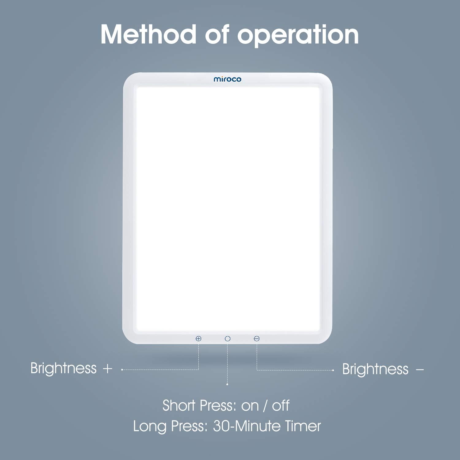 Miroco MiCL003, MiCL005, MiCL007, MiCL008 Light Therapy Lamps