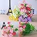Adarl Artificial Flower Fake Flower Silk Daisy Flower Bouquet For Home Office Decor Party Festival Wedding Decoration(Orange,1pc)