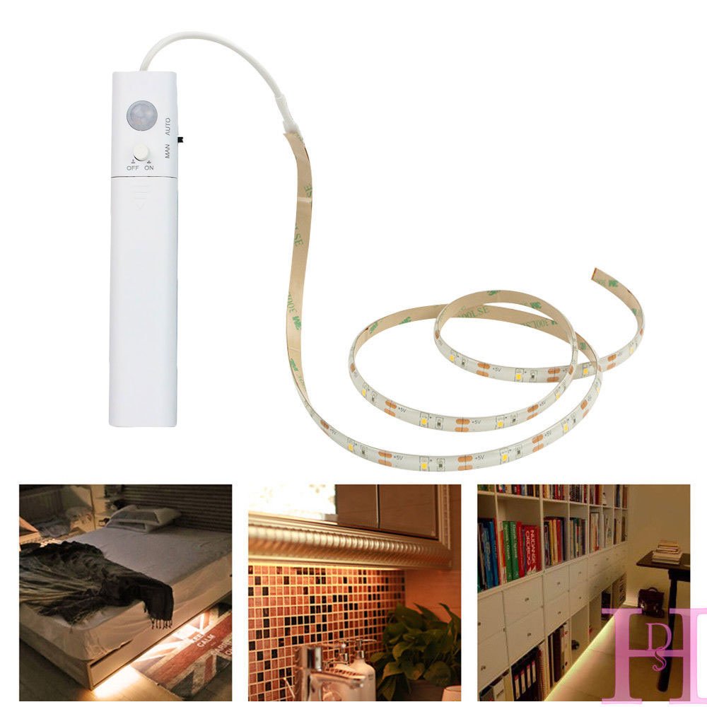 Gun Safe Motion Activated LED Light Strip Portable Kit Vault Flexible