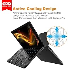 GPD Pocket 2-Amber Black-7" Touchscreen Mini Win 10