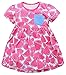 Fiream Girls Cute Cartoon Cotton Short Sleeve Dress(S0003A,5)