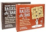 Trader Joe's Raises the Bar Gluten Free Chewy Granola Bars Variety Bundle: 2 Boxes - 1 Maple, 1 Dark Chocolate Chunk