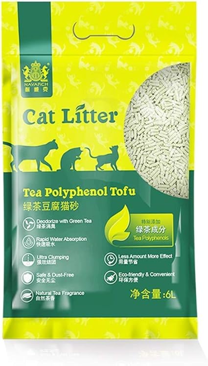 6 L Premium Kattenbakvulling Ultra Absorberend Green Tea Kattenbakvulling Pellets Ideaal For Katten Konijnen Pluimvee Reptielen Kleur 1 Meyeye Color 1 Size Amazon Nl