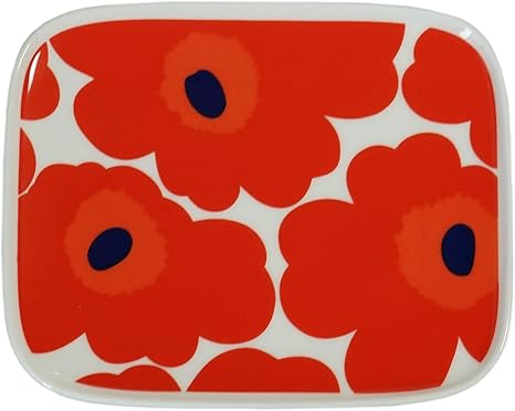 Amazon マリメッコ Marimekko ウニッコ Unikko 001 プレート 15x12cm レッド 並行輸入品 食器 グラス カトラリー オンライン通販