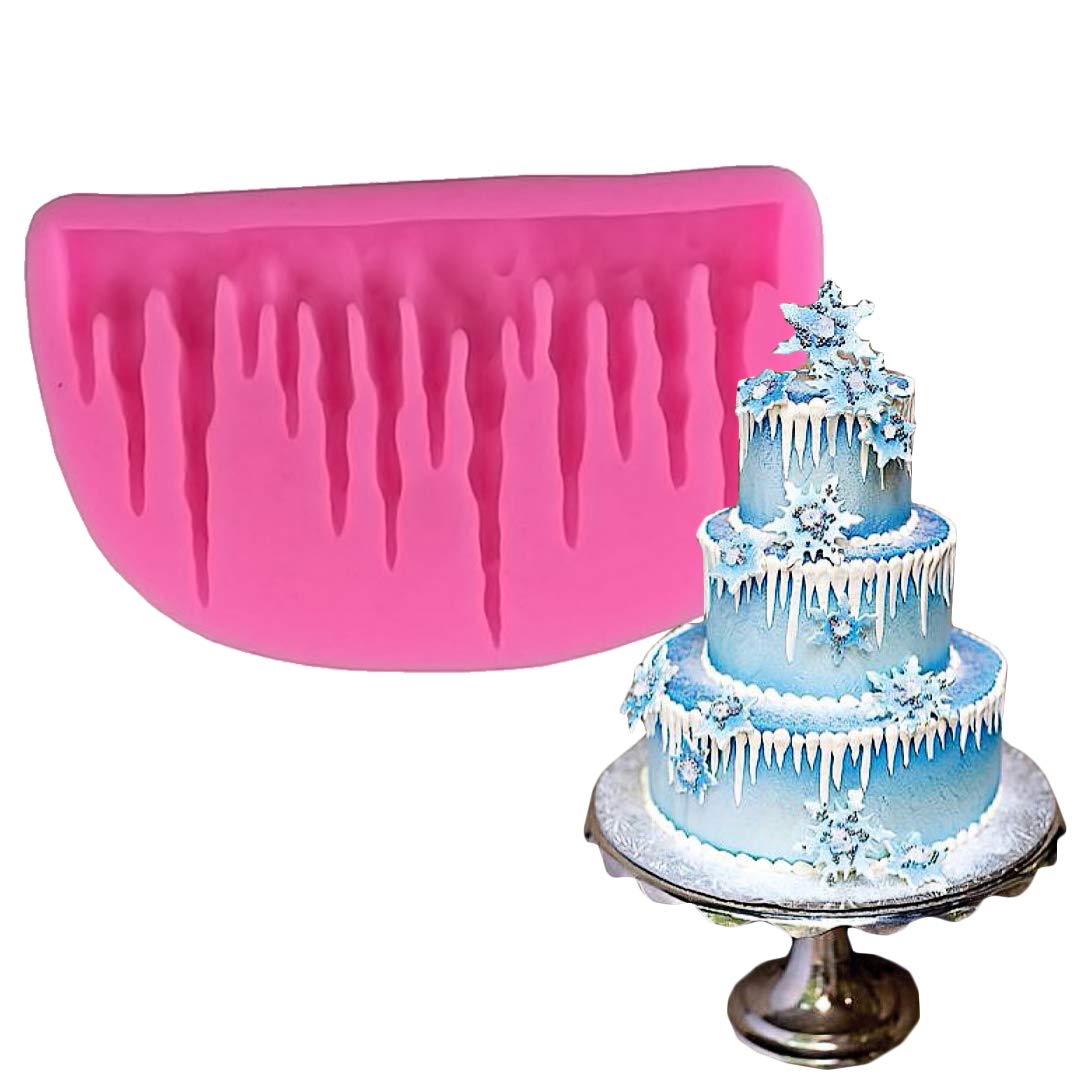 Diy Silicone Baking Cake Molds Christmas Xmas Snowflake Shape Fondant Cake Mold