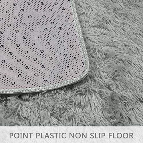 image for BlueSnail Super Ultra Soft Modern Shag Area Rugs, Bedroom Livingroom S