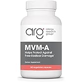 Nutricology MVM-A Supplement - Multivitamin for Men & Women, with Iron, Daily Vitamins, for Adults, High Potency, Bioavailable, Vegetarian Capsules - 180 Count
